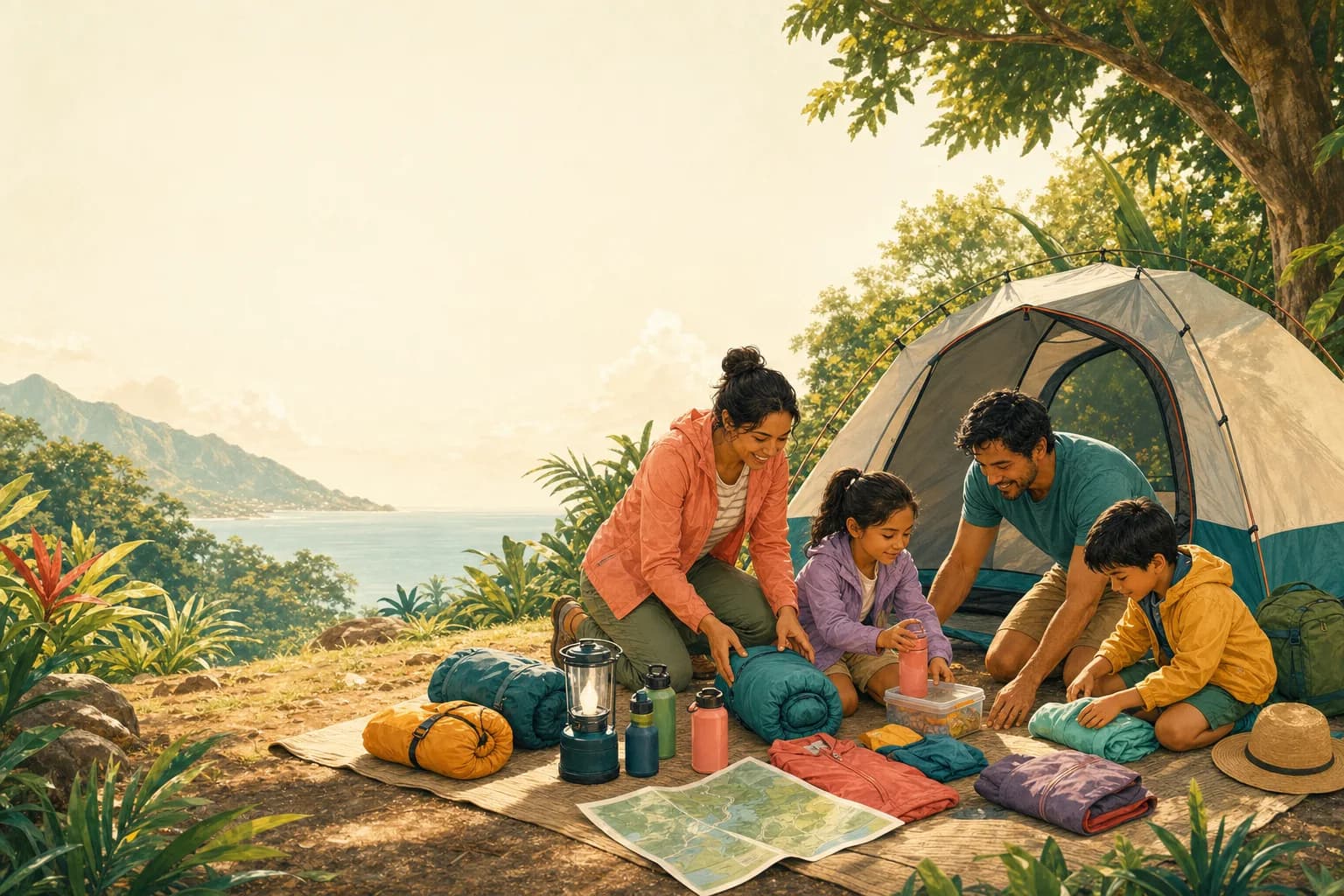Camping avec des enfants : la checklist pratique pour toute la famille