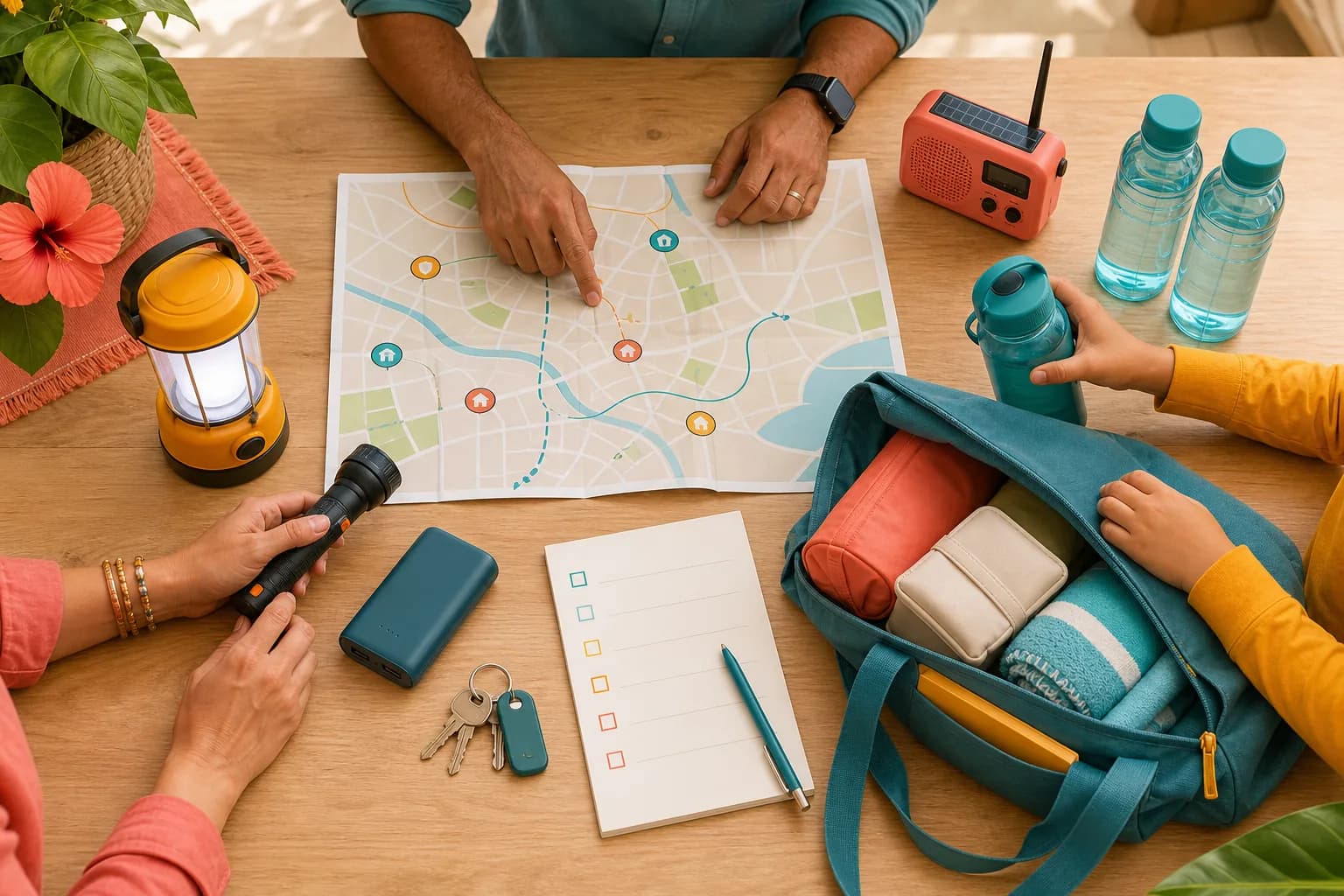 How to make a family emergency plan: a calm checklist for outages and disruptions