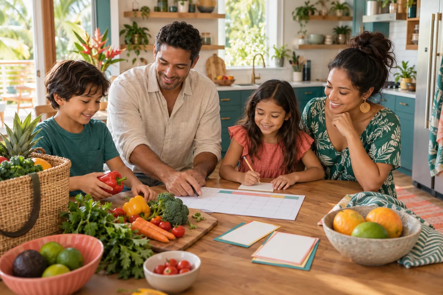 Menu de la semaine en famille : moins de stress le soir, plus de temps ensemble