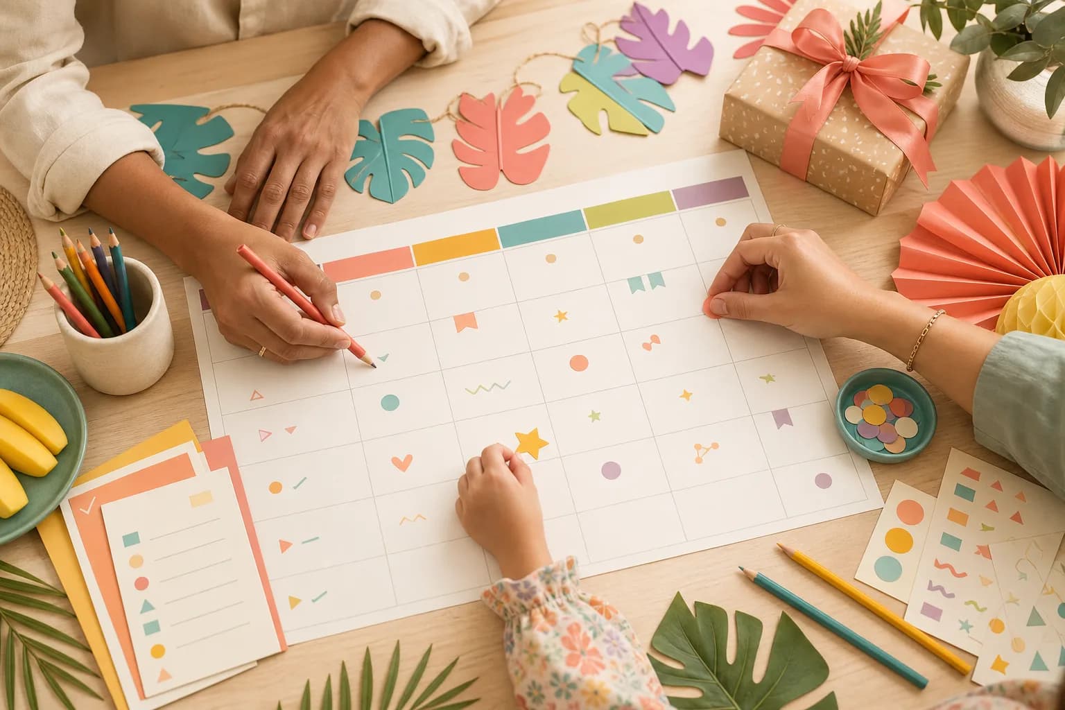 How to plan a kids’ birthday party: a calm four-week family checklist